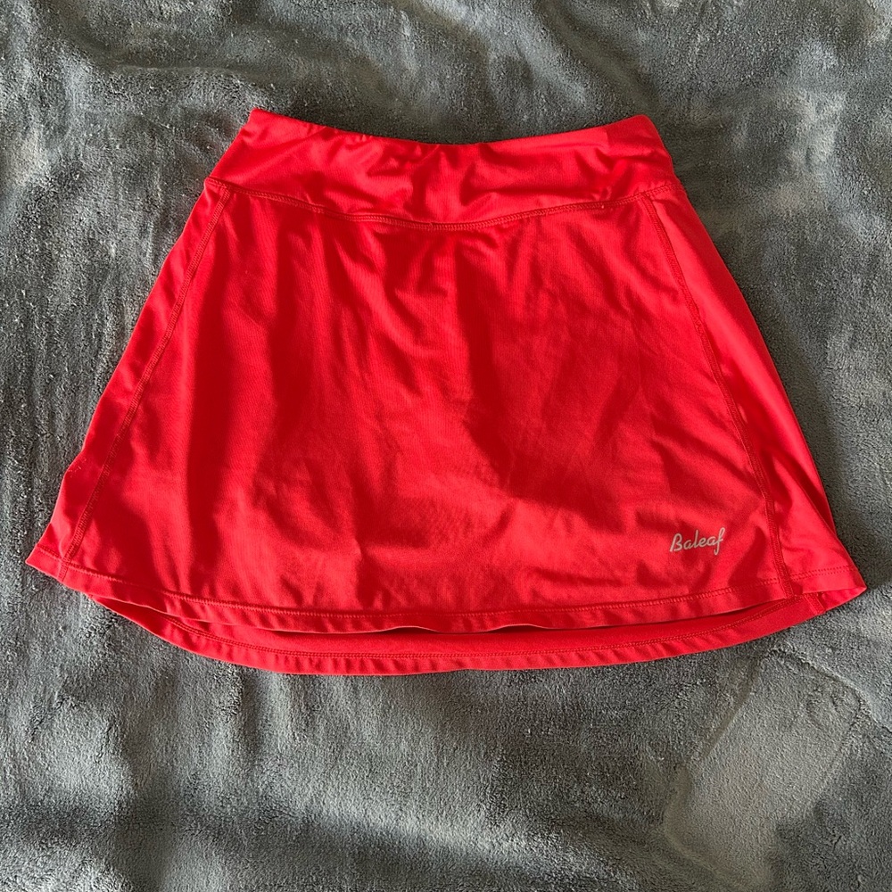 Baleaf Bright Red Sports Skirt